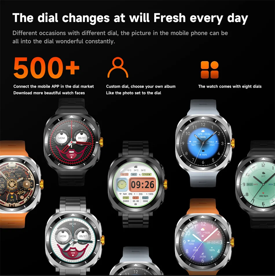 F7 Ultra HD Screen Smart Watch Answer Call IP67 Waterproof Sports Fitness Tracker Heart Rate Monitoring NFC Business Watch