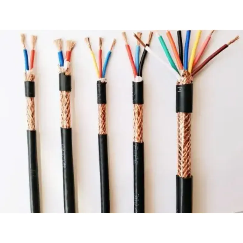 Djypvp 350/500V 1.5Mm2 Insulation Cable Copper Wire Braided Shielded Total Shielded Pvc Sheathed Computer Cable