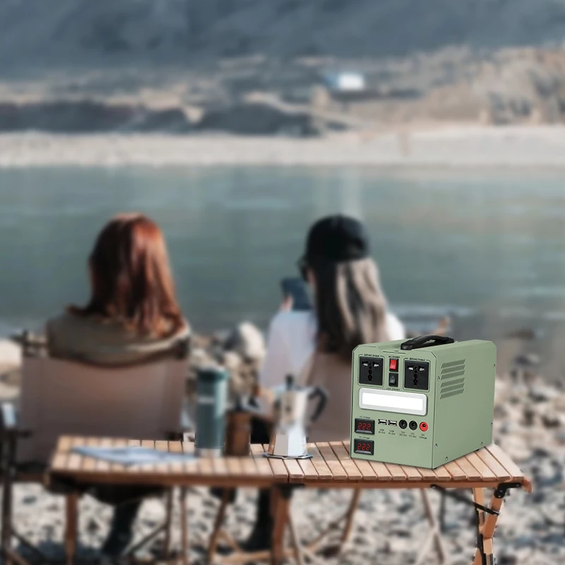 ALLTOP High Efficiency Solar Power Bank Outdoor Portable Solar Generator 500w 1000w Home Solar Power System