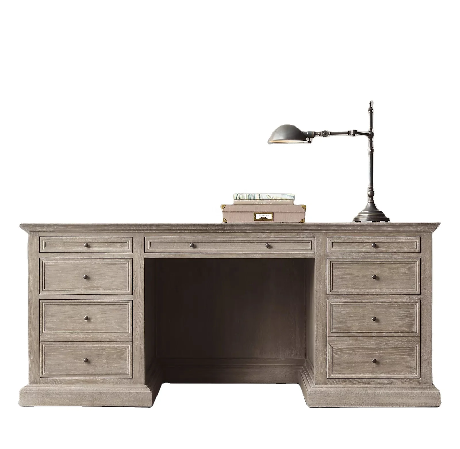 Письменный стол провинции из массива дуба во французском