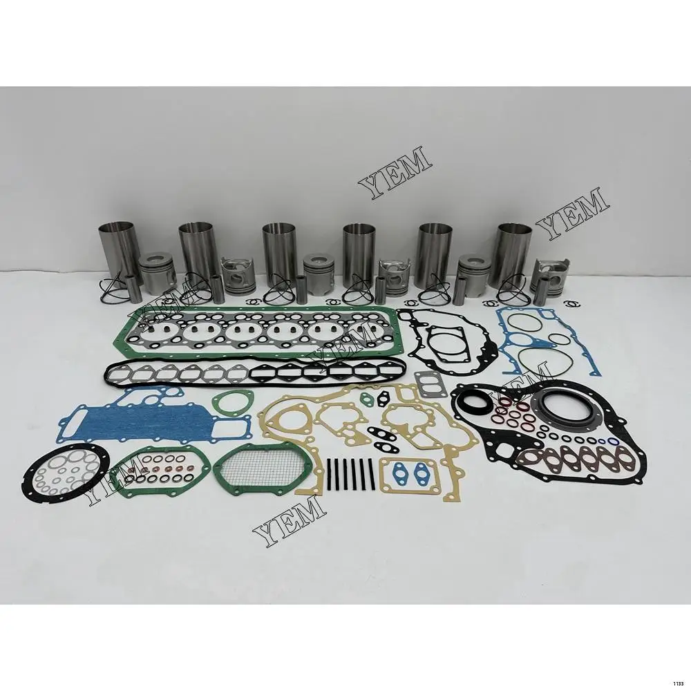 6D34 Engine Rebuilding Kit With Cylinder Gasket Kit for Mitsubishi