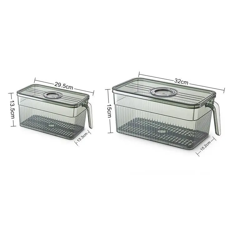Large Size Food Storage Container High Quality Drawer Clear Storage