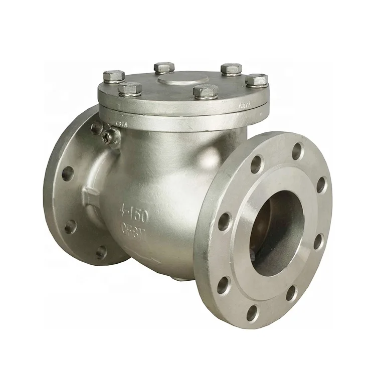 ASME B16.34 and API 6D ANSI Flange bolted bonnet 316 Stainless Steel Swing Check Valve