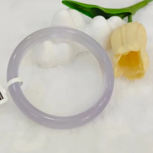 Chinese Natural Agate Bracelet Purple Fashionable Bracelet with Gift Box