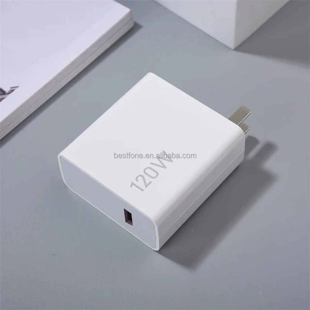 120W Fast Charger for Xiaomi Redmi Note 13 Pro+ with 6A USB Type-C