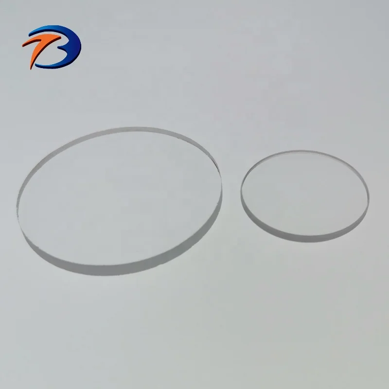 High Transmission UV and IR Grade Transparent Optical CaF2 Window for 3D Printer and Fire Detector