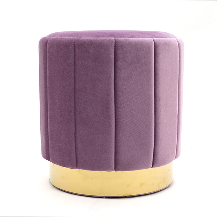 Bedroom Living Room Ottoman Seat Shoes Changing Stool Velvet Stools Home Stool Ottoman Tuffed Ottoman