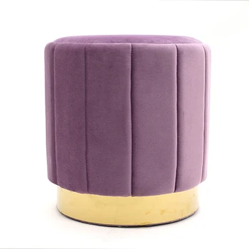 Bedroom Living Room Ottoman Seat Shoes Changing Stool Velvet Stools Home Stool Ottoman Tuffed Ottoman