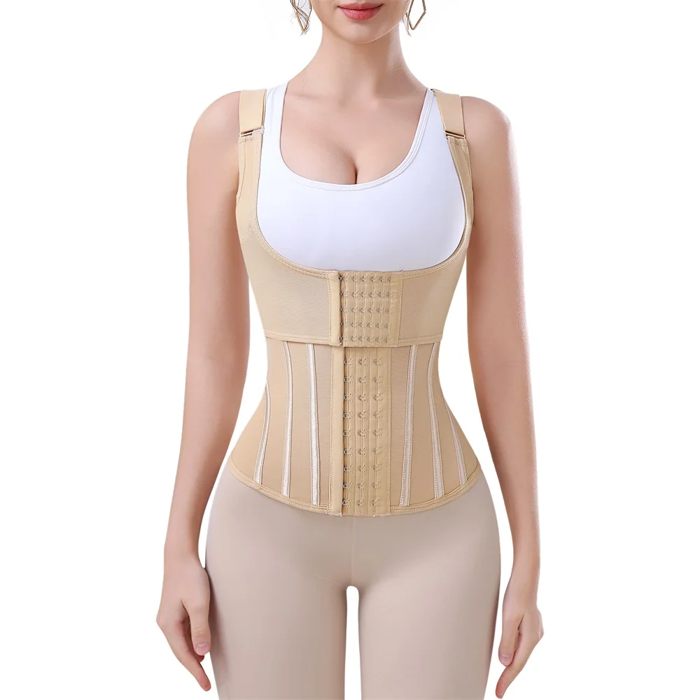 Shaping Belt Double Trimmer Tummy Control Shaper Waist Cincher Wrap Girdle Corset Vest Shoulder Strap Waist Trainer Shaperwear supplier
