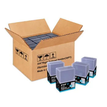Wholesale PVC 35pt 3x4 Top Loader Card Holder for Trading Cards