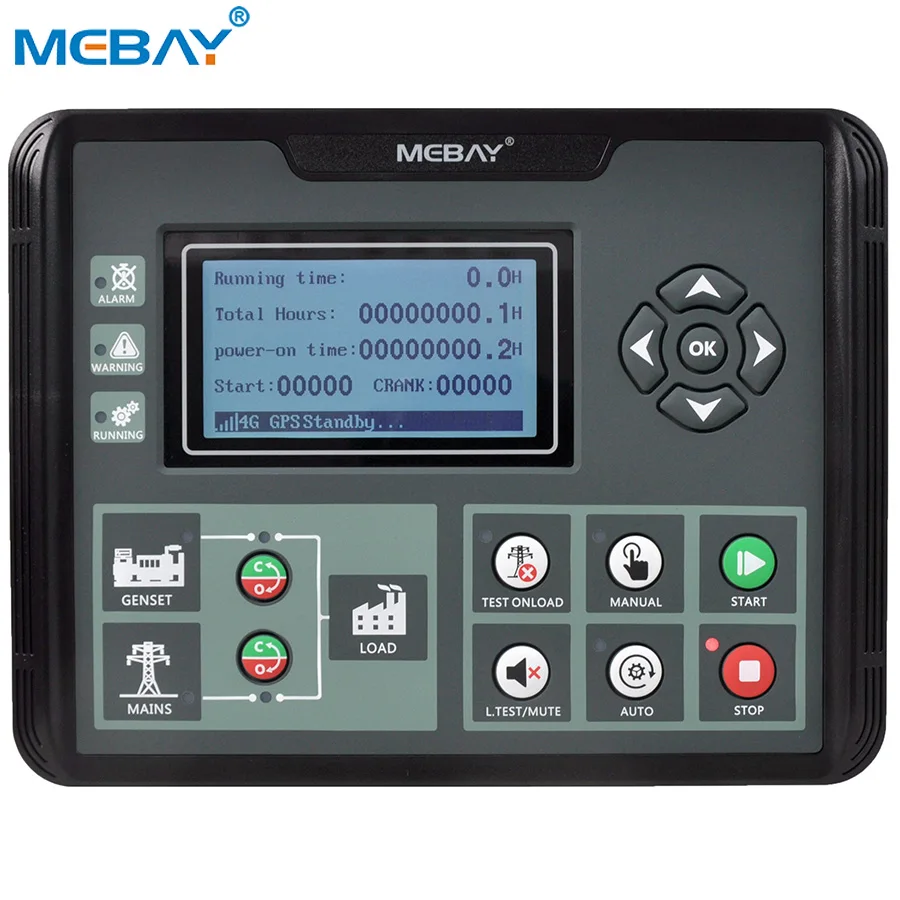 Mebay 4G Generator Control Module GSM Ethernet Cloud Generator Controller DC52CR-G4G