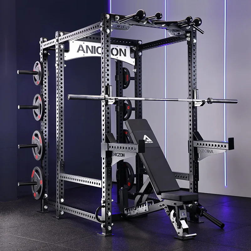 Gym Rack Fitness Equipment Home-Use Squat Rack Multi-Functional Commercial Smith product detail 2