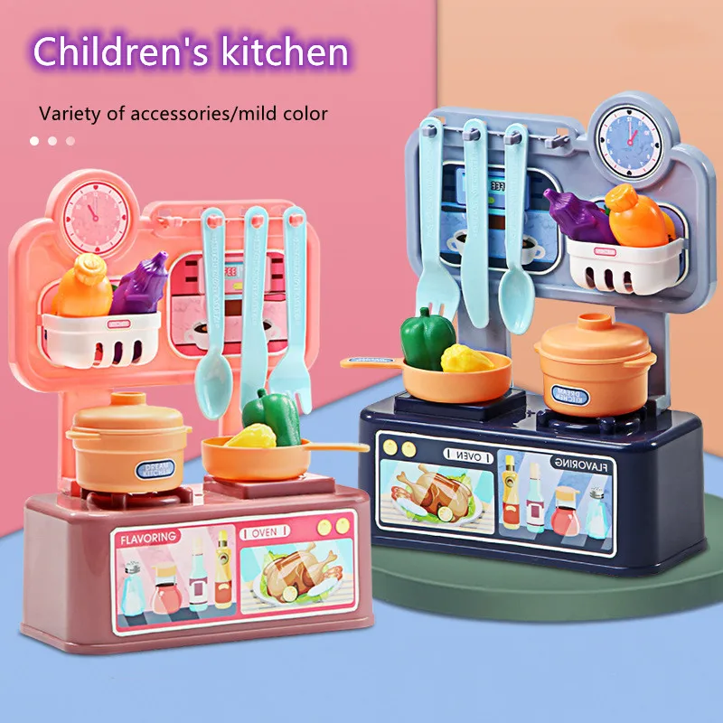 Детский развивающий игровой домик, кухонный набор, имитация мини-кулинарии, новинка, набор для приготовления пищи