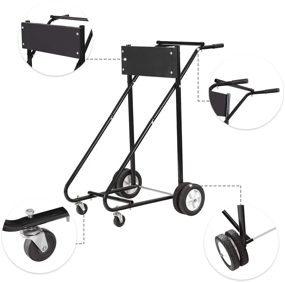 Harbor Mate Outboard Motor Engine Cart Stand with Folding Handle ...