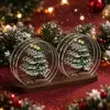 Transparent tea cup mat 6-in-1