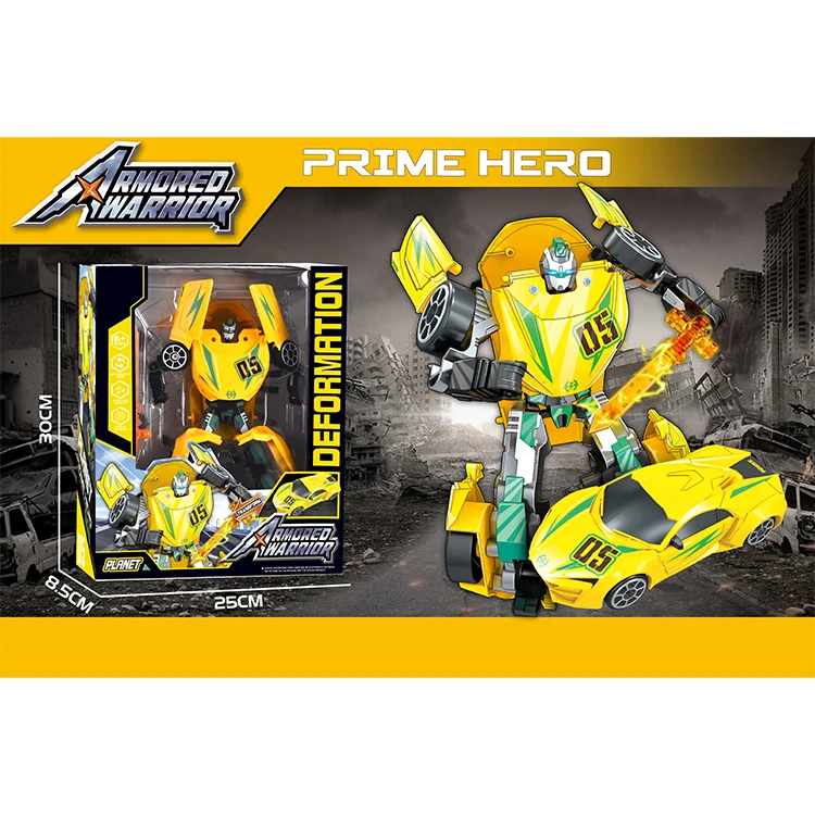 Transform Robot Toy 2 in 1 Changeable Car Robot DIY Robot Alloy Toy Car Deformation Toy for Boys