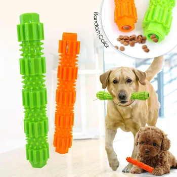 TPR pet teething stick can put dog food leakage food puzzle bite-sized pet dog chew toy