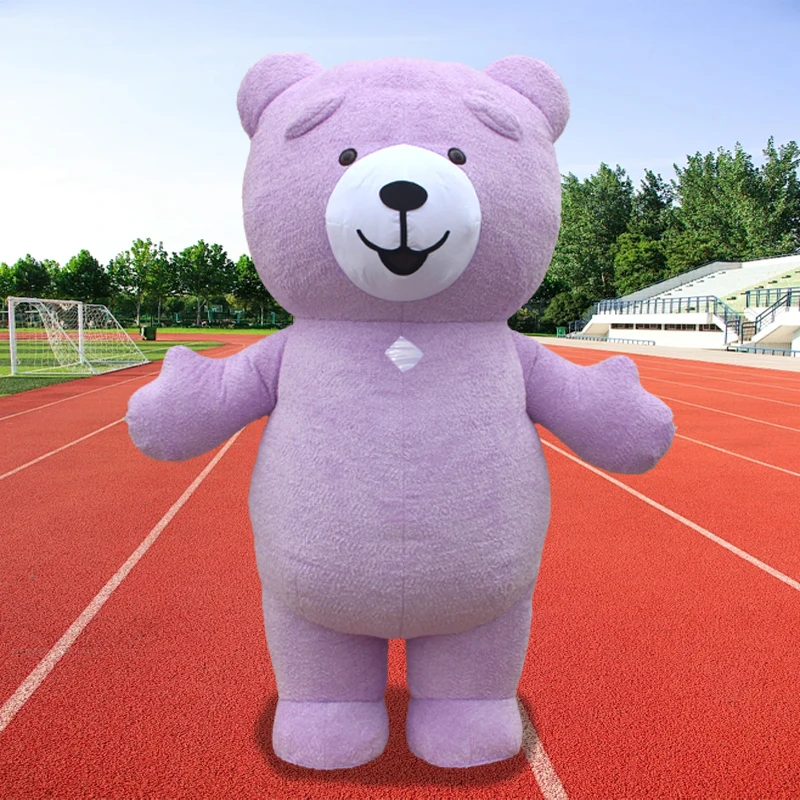 【おまけ付】 Giant Wearable Walking Inflatable Teddy Costume Mascot Bear アクセサリー