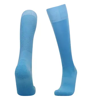 Solid color sport socks thick terry elite men women's fashion fitness running socks anti-slip feature breathable socks
