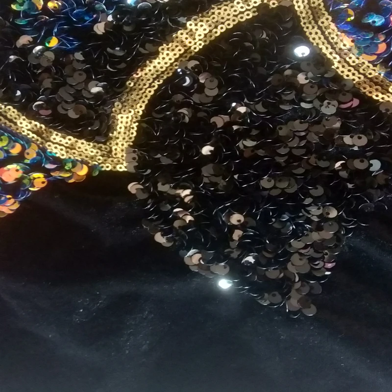 
2021 Новые поступления Роскошная бархатная эластичная красочная ткань с блестками оптом 