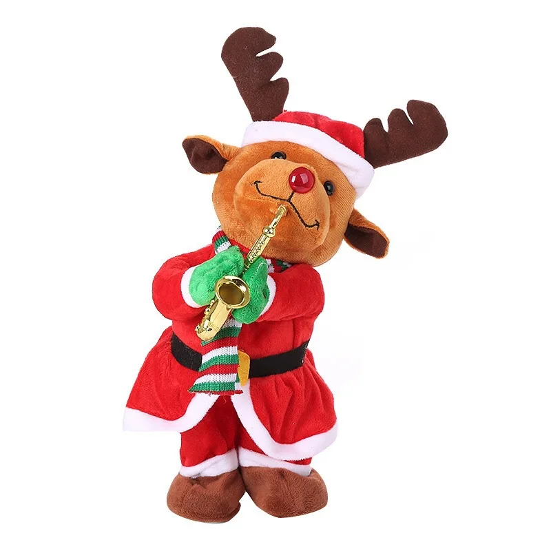 musical plush santa