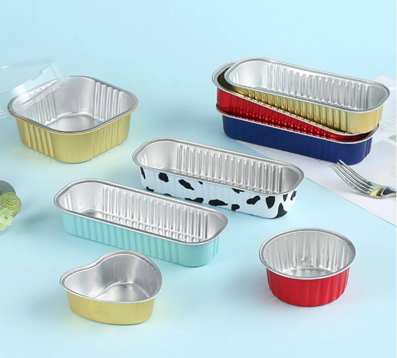 product tia c270 wrinkle proof large capacity foil container crease free food tray high heat foil container for restaurant-7