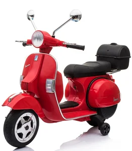 Cheap Mini Baby Motorcycle Vespa PX150 Licensed Motorcycle for Children to Drive Electric Kids Ride on Bike Motorcycle