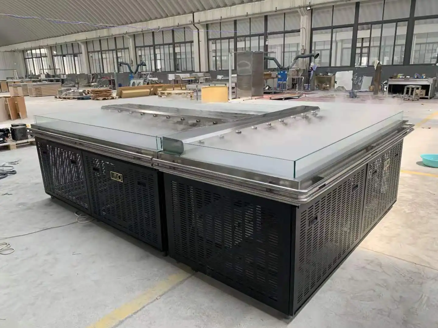 Table Fish Stainless Stainless Steel Fish Display Table | Commercial Fish Processing ...
