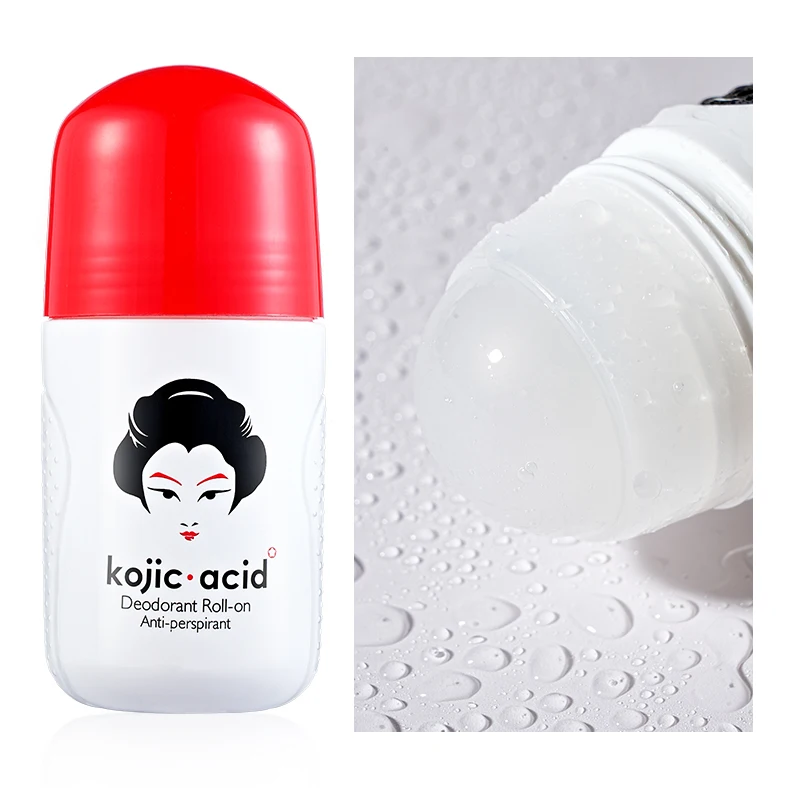 Private Label Kojic Acid Roll on Deodorant Antiperspirant 50ml Natural Fragrance Balm Stick Perfume Deodorant with Fragrance