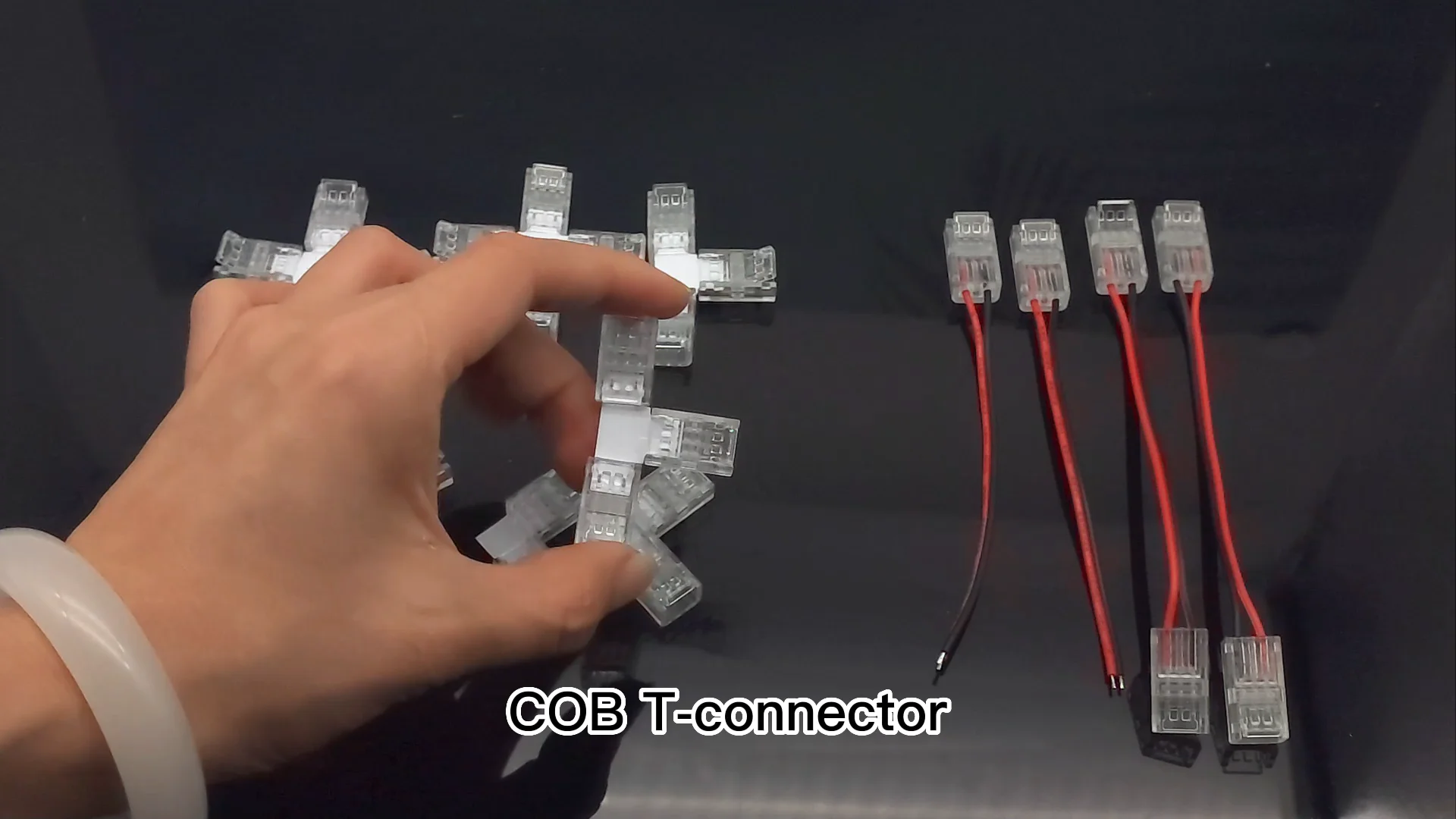 2/3/4/5/6 Pin Led Connector 8/10/12mm Lshape Adjustable Right Angle