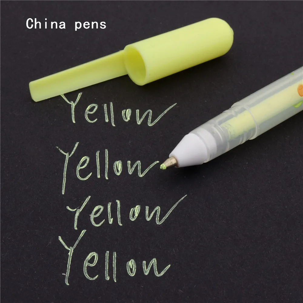 White Ink Gel Pen 0,8 mm Fotoalbum Nettes Unisex White Color Pen Geschenk Kinder