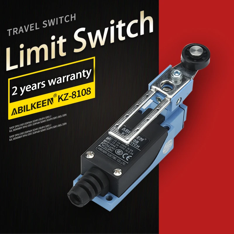 High Quality Factory Price Adjustable Roller Pendulum Rod Type Limited Switch IP64 Waterproof 250V AC 10A Limit Switch