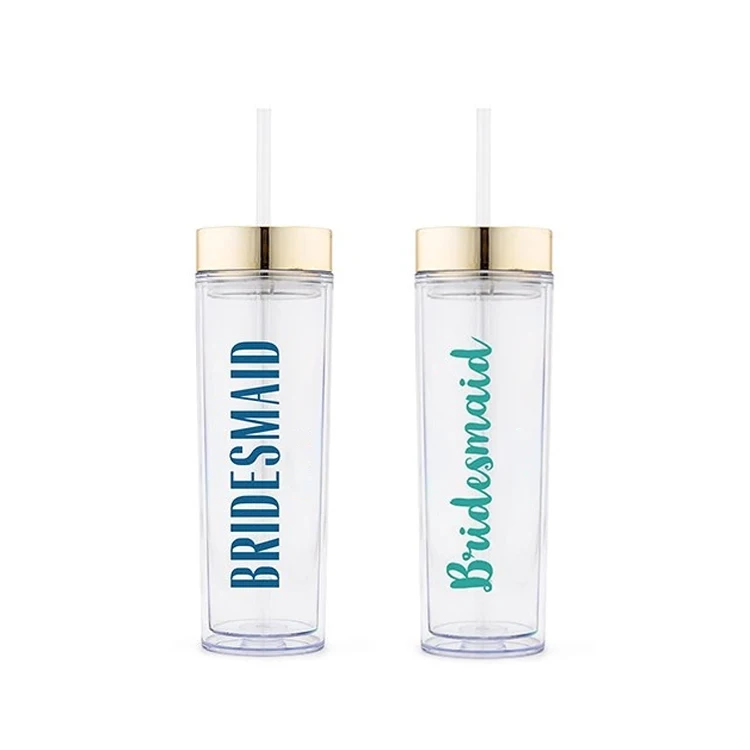 Пластиковый стакан 16 унций с логотипом под заказ тонкая