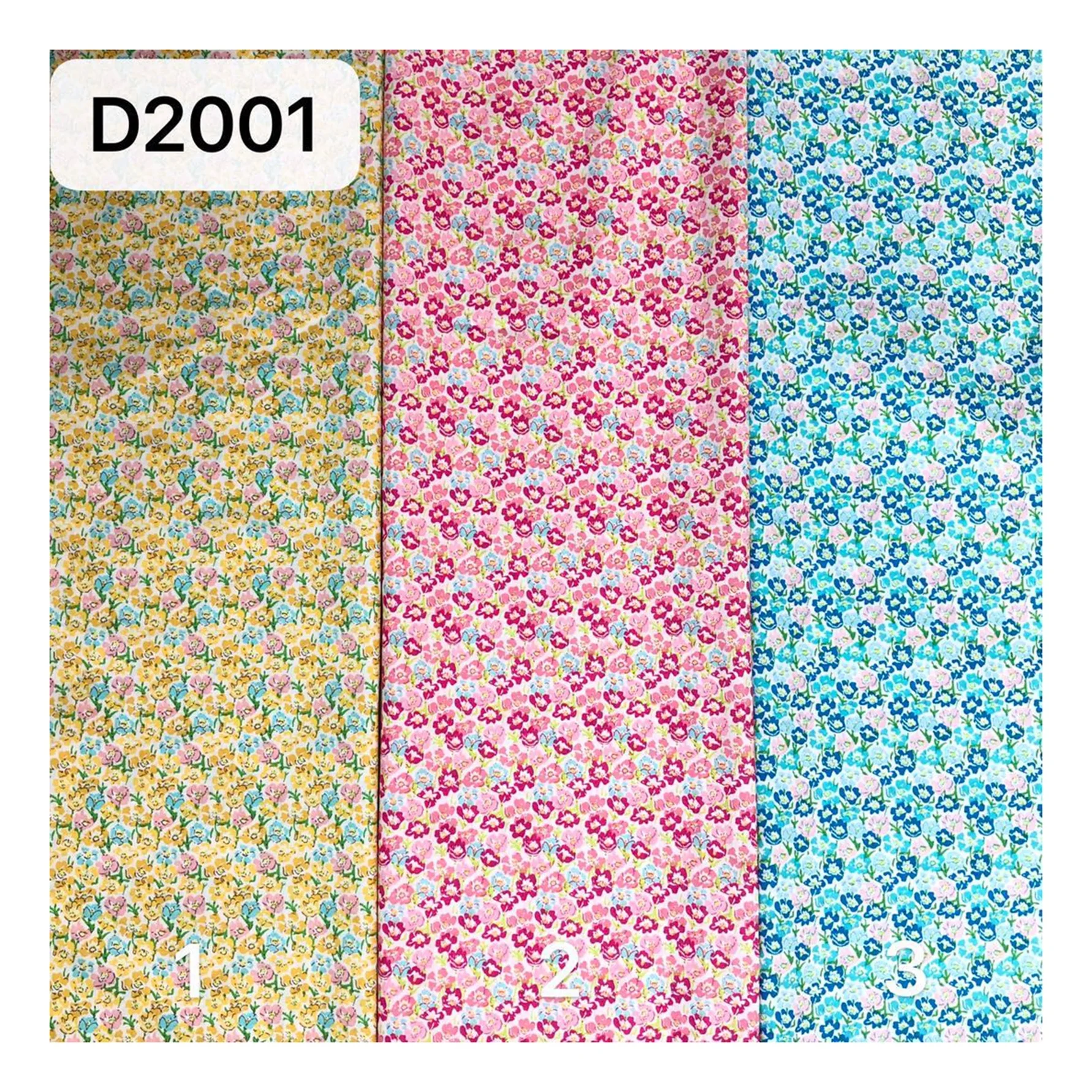 Selling stock women child 2021 trend floral flower 100%cotton daisy print fabric for dress