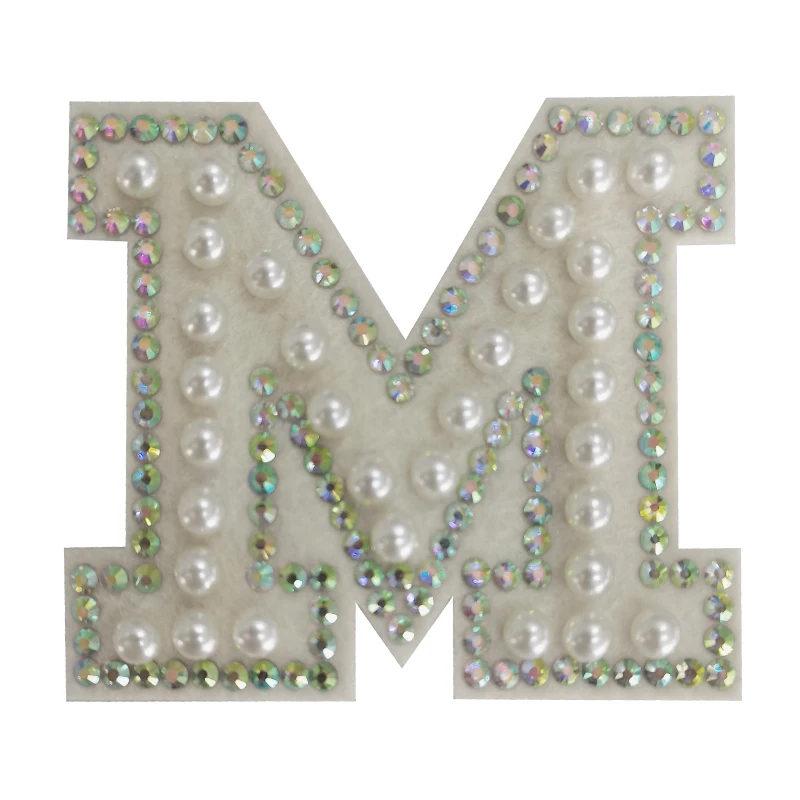 100% Custom Embroidered Chenille Patches Rhinestone Heart Flower Shape Badges Iron-On Sew Clothing for Hat 1-3 Day Sample Time - Image 3