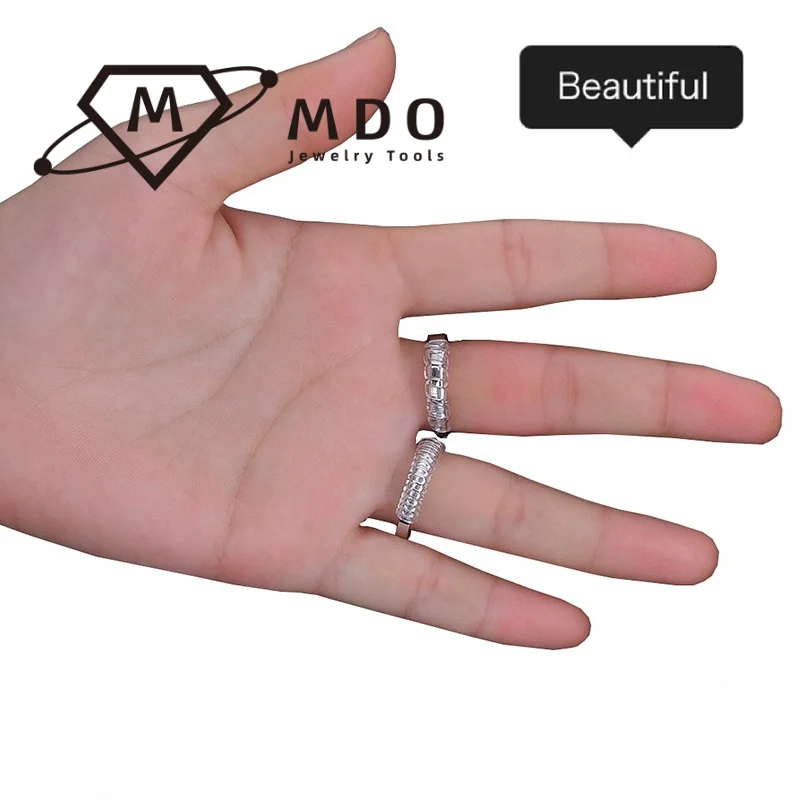 Transparent Ring Size Adjusting Tool High Quality Durable Using Various Spiral Invisible Ring Sizer Adjuster for Loose Ring