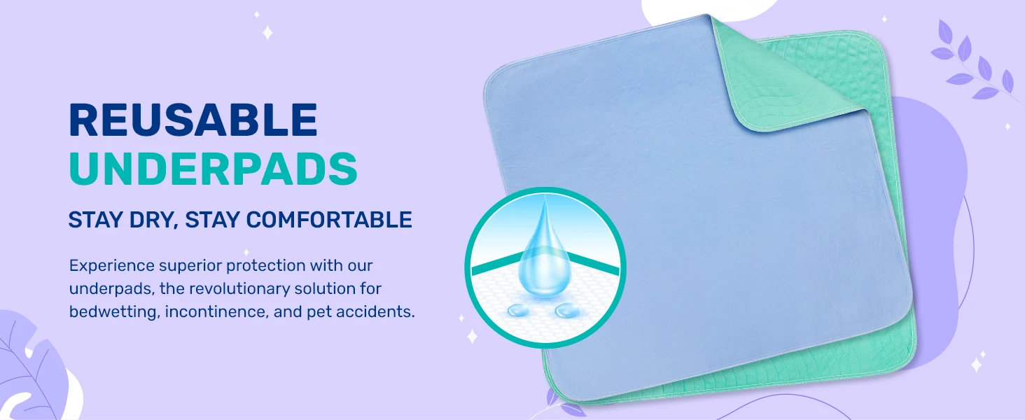 Adult Pet Underpads Reusable Incontinence Bed Pad Fast Dry Buy Pee