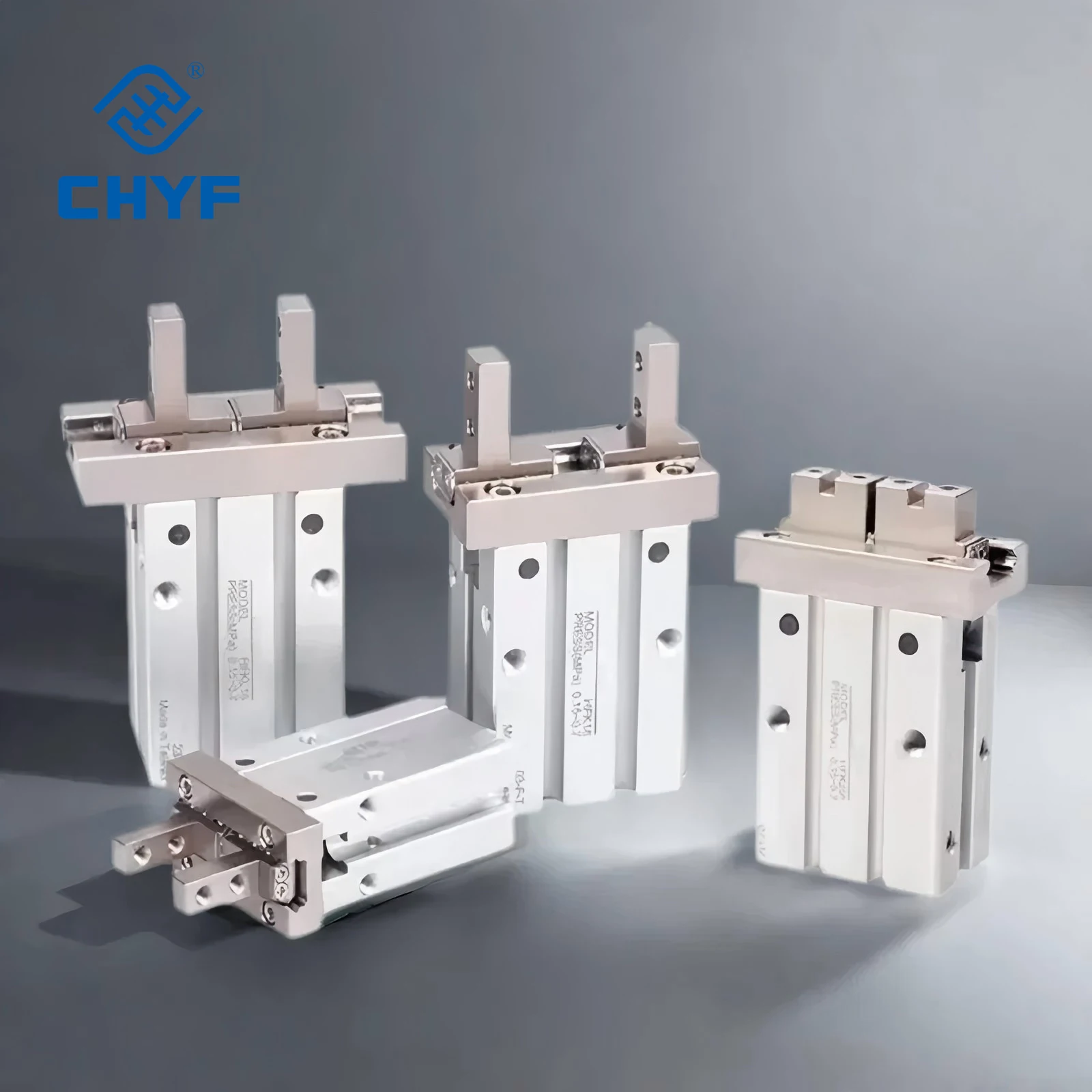 product airtac hfk series air gripper parallel style with guide track  roller bearing hfk10 hfk10b hfk10m hfk10n-10