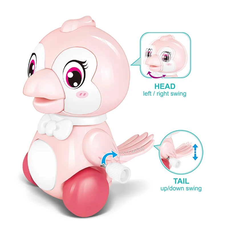 Пластиковые игрушки для попугаев нажмите и заводите заводные