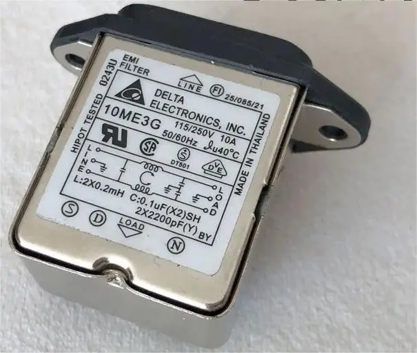 115/250v 10a Emi Filter Ac Power Entry Modules Iec Connector Filter