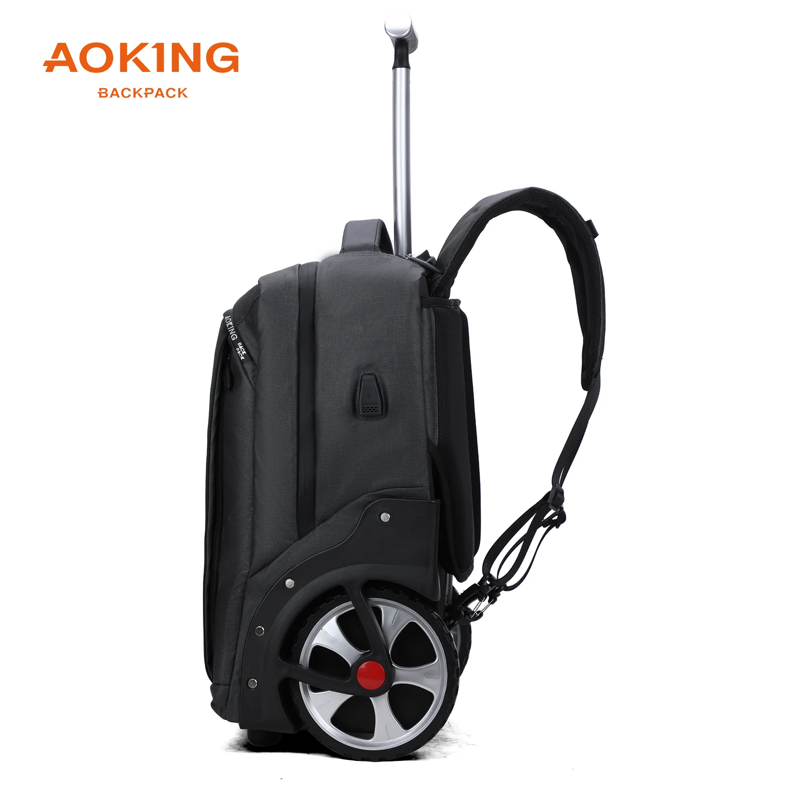 Aoking Laptop Trolley Backpack High Capacity Security