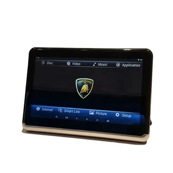 Physical Virtual button 10.1 inch android monitor portable car headrest DVD player