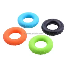 Customized Logo High Quality Silicone Rubber Hand Grip Ring Finger Training Exercise Silicone Strengthener Hand Grip Ring