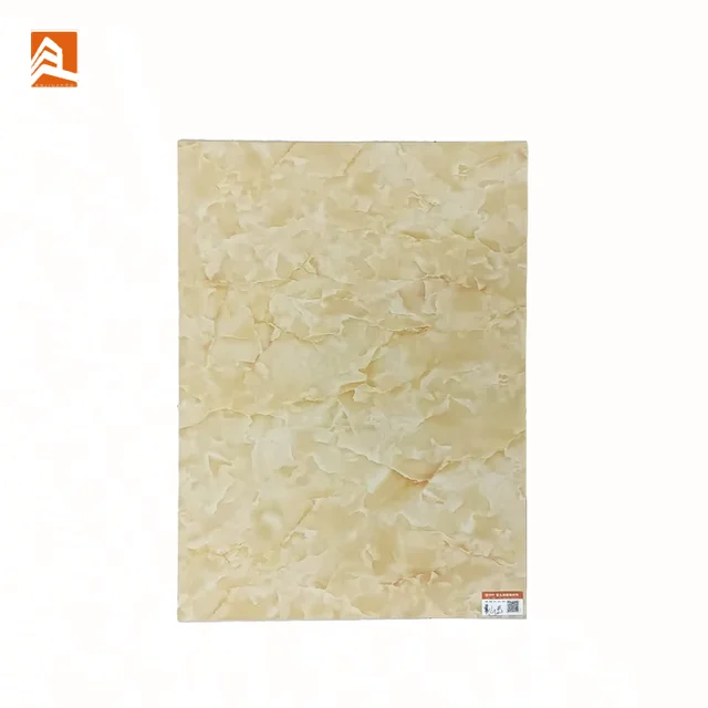 Sample Free 4mm Waterproof Pvc Plastic Stone Marble Spc Wall Panel
