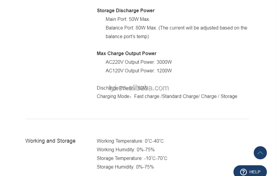 New arrival Intelligent PC3000 3000W 4 channel charging port as smart chargers and batteries and power supply factory