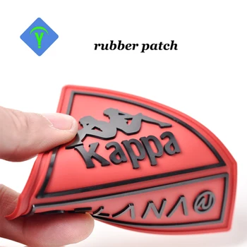 Pvc Patches Manufacturer Sew On Embossed Custom Brand Name 3d Logo Rubber Patch Labels For Garment