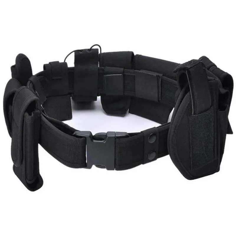 Quick-release Buckle Multifunctional Duty Belt Adjustable Tactical Lumbar Support Utility Belts Casual Duty Waist Cover