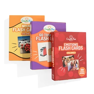 Custom Printing Children's Toddler Baby Flash Cards for Kids Educational