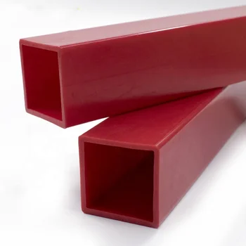 Manufacturers Supply Plastic ABS Square Pipe ABS PVC Plastic Extruded Square Pipe