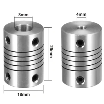 CNC machined customized stainless steel flexible coupler shaft coupling